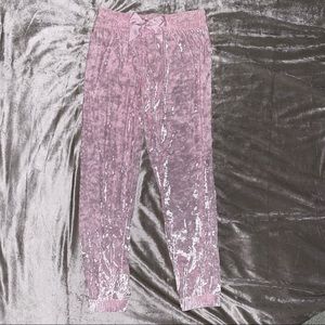 Victoria’s Secret: Women’s Crushed Velvet PJ Bottoms (size: XS)